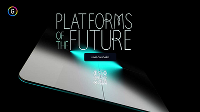 Platforms of the Future 3d branding graphic design logo platform product spline splinetool ui ux webdesign