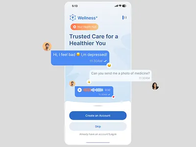 Wellness Health mobile App UI Design doctorappointments