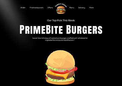 Burgers Website Home page animation design figma ui ui ux