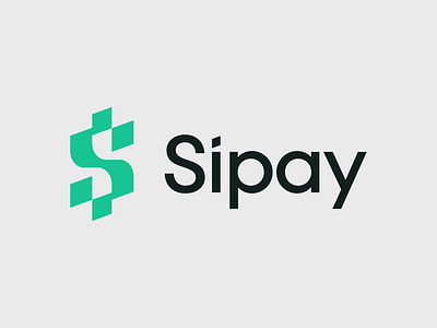 Sipay branding dollar fintech letter s logo design logotype money payment sipay technology