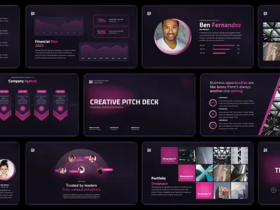 Creative Pitch Deck PowerPoint Presentation Template pitch deck powerpoint presentation