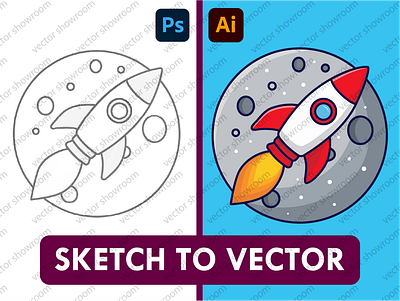 Photo to vector logo conversion