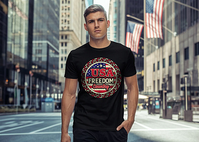 Usa T-Shirt Design american american t shirt american t shirt design american tee branding clothing custom t shirt design design graphic design illustration logo t shirt t shirt design typography usa usa fashion usa logo usa t shirt usa theme usa tshirt