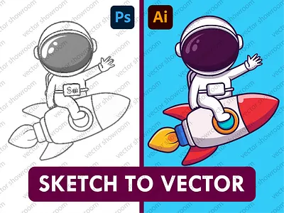 Photo to vector web design