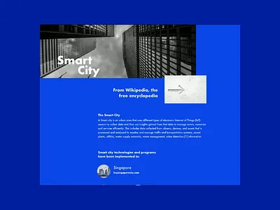 Landing Page #adobexd #protopie adobe xd animation blue graphics landing page minimalist parallax protopie scroll test video