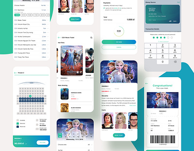 ViettelPay x CGV movie ticket redesign (Part 2) frozen jocker movie app movies nguyen trang ticket booking tickets viettelpay