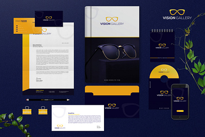 Brand Identity Presentation brand identity branding branding design concept creative design fantasy free graphic identity design mockup modern psd design sun glass brand vision