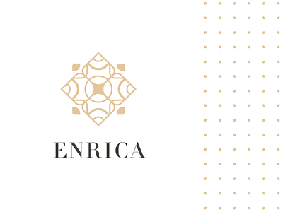 Enrica branding animation brand branding clean color creative design elegant flat geometric graphic graphic design identity logo logo design logotype mark minimal pattern vector