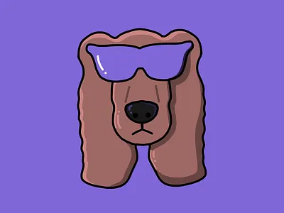 Dog dog dog illustration flat illustration procreate