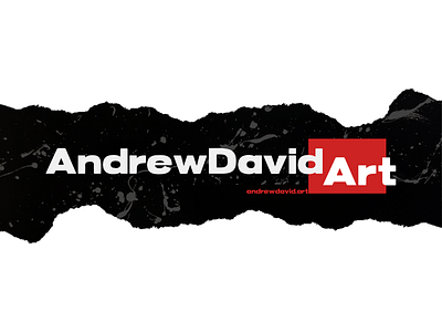 AndrewDavid Art Banner art banner brand branding design logo