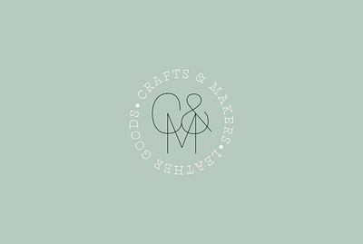 C&M branding design handmade icon lettering logo logotype monogram type typography vector