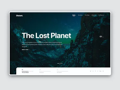 Travel Web Landing page UI concept adobe xd ui ui designer uidesign uiux user interface ux web design webpage