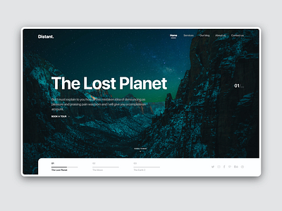 Travel Web Landing page UI concept adobe xd ui ui designer uidesign uiux user interface ux web design webpage