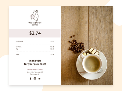 Daily UI 017 - Email Receipt adobe xd daily ui 017 dailyui design email email design email receipt