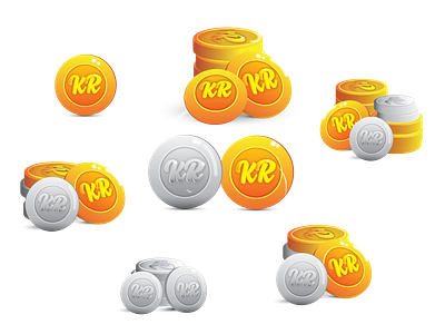 Kind Regards Game Coins design fun graphic illustration shiny shiny things vector