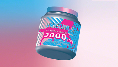 Brand, Package and 3D Render for Independent Nutrition Companies 3d design art direction beauty brand design brand identity health illustration logo package design package mockup
