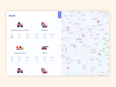 Smart Dashboard app application dashboard dashboard design dashboard ui map mapping remote rent track ux vehicle vehicles