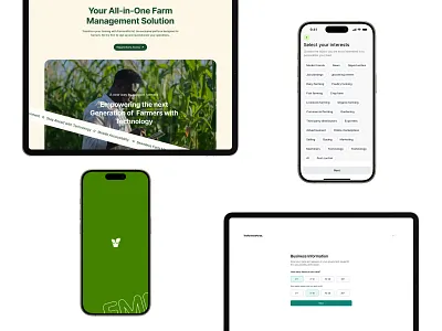 FarmersPortal - app design appdesign graphic design logo splashscreen ui uxdesign