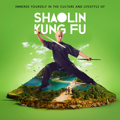 shaolin kung fu fitness kung fu lifestyle photo manipulation swords travel