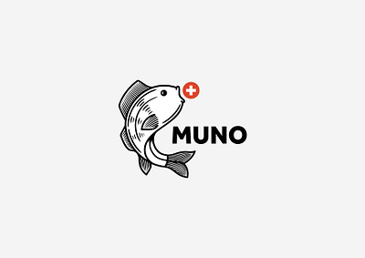 Muno Logo brand identity branding design fish graphic design identity identitydesign illustration logo logo design logodesign logos logotype