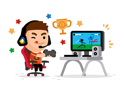 Character icons for GameFlip cartoon characters cute flat funny game game design gamer gaming geek graphic icons illustration marketing mascot shop ui vector videogame wallet