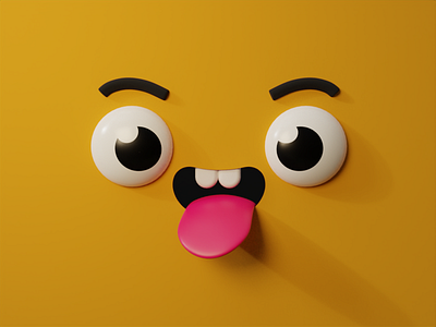 Cute Smile 3d 3d art fun laugh model naughty smile