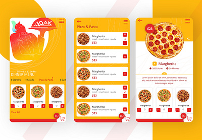 Food app app application branding creative design design designs flat redesign restaurant shop ui ux web