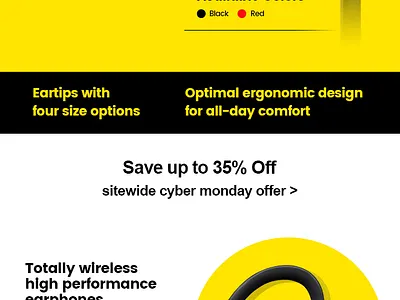 cyber monday email template 5 free download art creative design ecommerce illustration mobile mobileapp poster shopping ui