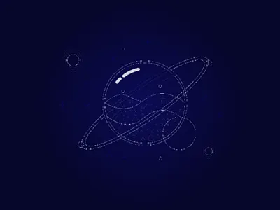 Traced out planet color inspiration open source design sketch traced planet