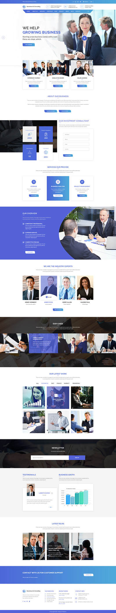 Creative Business and Consulting Web page 2019 trend agency branding business character corporate creative gradient interface marketing agency marketing page minimal ui ux webdesign webdesigns