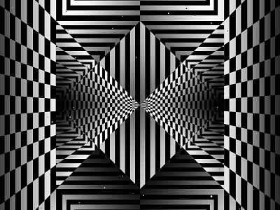 Forgotten dreams abstract abstraction background black white geometric geometry graphic design lines op art optical illusion square visual effect