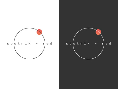 Sputnik-Red Logo branding design figma logo vector