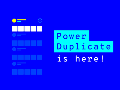 UXPin 2.0 - Power Duplicate, Smart Grid, Smart Guides 2d aniamtion blue duplicate feature gif grid guides motion motion design product design uxpin