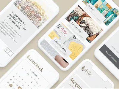 responsive design clean design gold golden mobile responsive ui web webdesign website