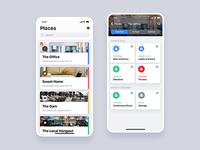 Kisi iOS Concept app design ui ux