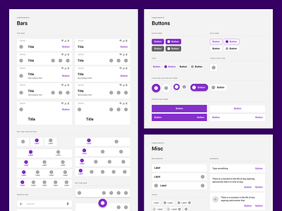 Fragments Android Wireframe Kit android android app figma flow ios material mobile prototyping sketch ui uikit ux wireframe