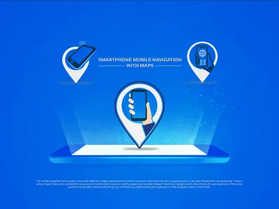 smartphone mobile navigation with maps brand call design graphicdesign locations maps smarthome