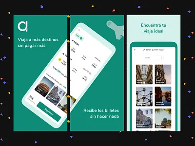Airhopping - App Store Screenshots airhopping android app app design apple flight flight app screen screens store travel travel app
