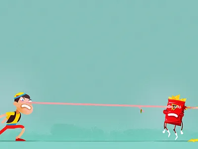 Doritos VS Pinochio character character design design flat illustration illustrator photoshop styleframe vector