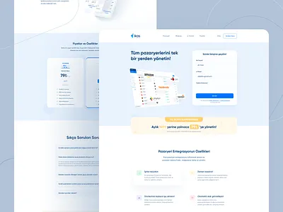 ikas Marketplace Landing Page UI amazon hepsiburada ikas landing page landing page design landing page ui marketplace marketplace app marketplace landingpage