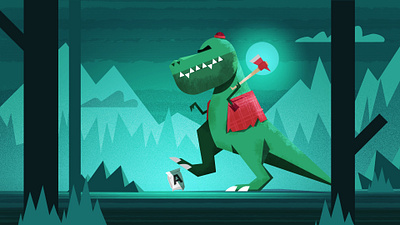 Doritos VS T-Rex character character design design flat illustration illustrator photoshop vector