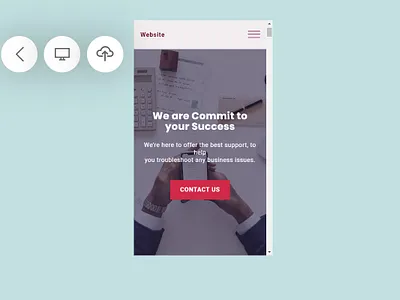 8b Website Builder | Mobile Preview bootstrap branding clean html css html5 minimal mobile responsive web website