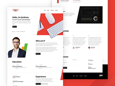 Raditian — Hugo Template case cv design logo modern personal ui ux web website