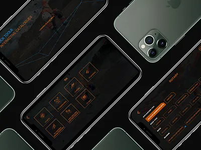 Interactive Rock tools Catalogue app design enterprise minimal product ui uxdesign