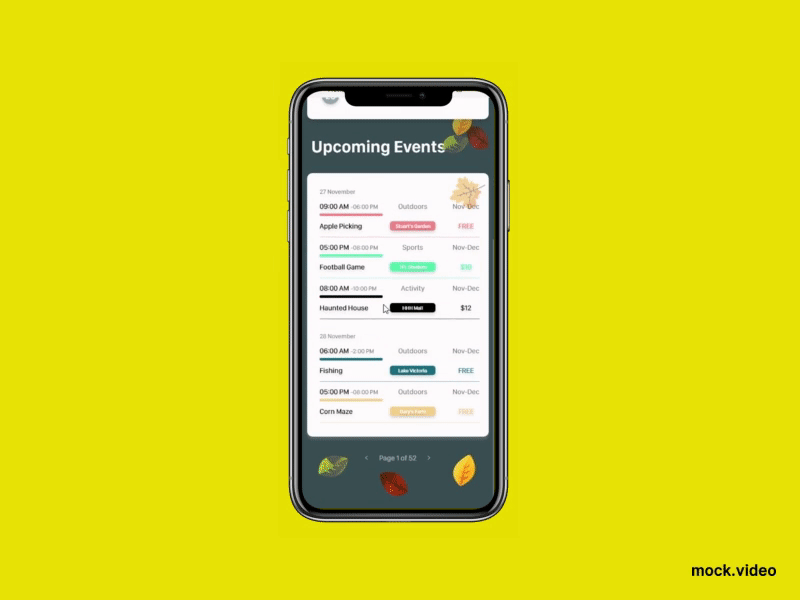 Local Calendar App app app design calendar app concept ui ui design ux ux design uxdesign xddailychallenge