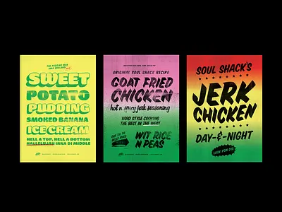 Street Food Posters branding dancehall jamaica jerk leeds logo restaurant street food turtle and hare visual identity