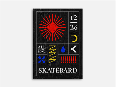 Skatebård poster challenge club club poster design dj event poster illutrator kablys poster skatebard weekly weekly challenge