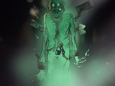 Jacob Marley art artwork comic illustration illustration art