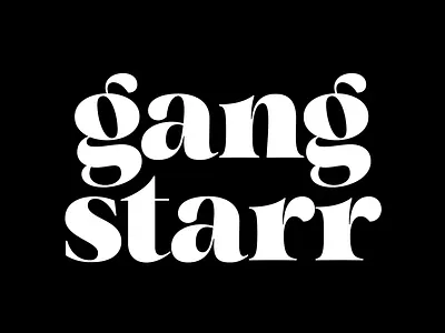 Gang Starr fonts hip hop type type design typedesign typeface typography typography design