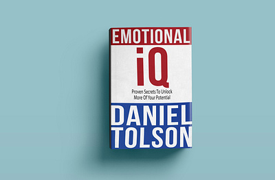 Book cover "Emotional IQ" book book art book cover book cover design books design minimal print design typography vector